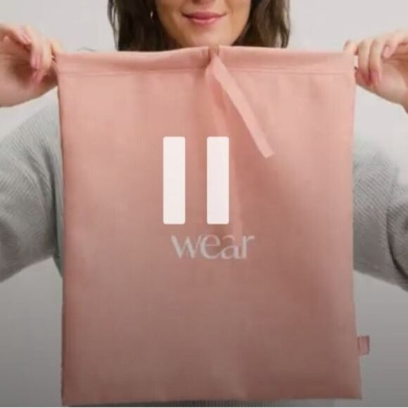 HANKY PANKY Wash Wear Large Organizing Travel Bags Set of 2 Rose‎ Gold Polyester - Picture 6 of 9